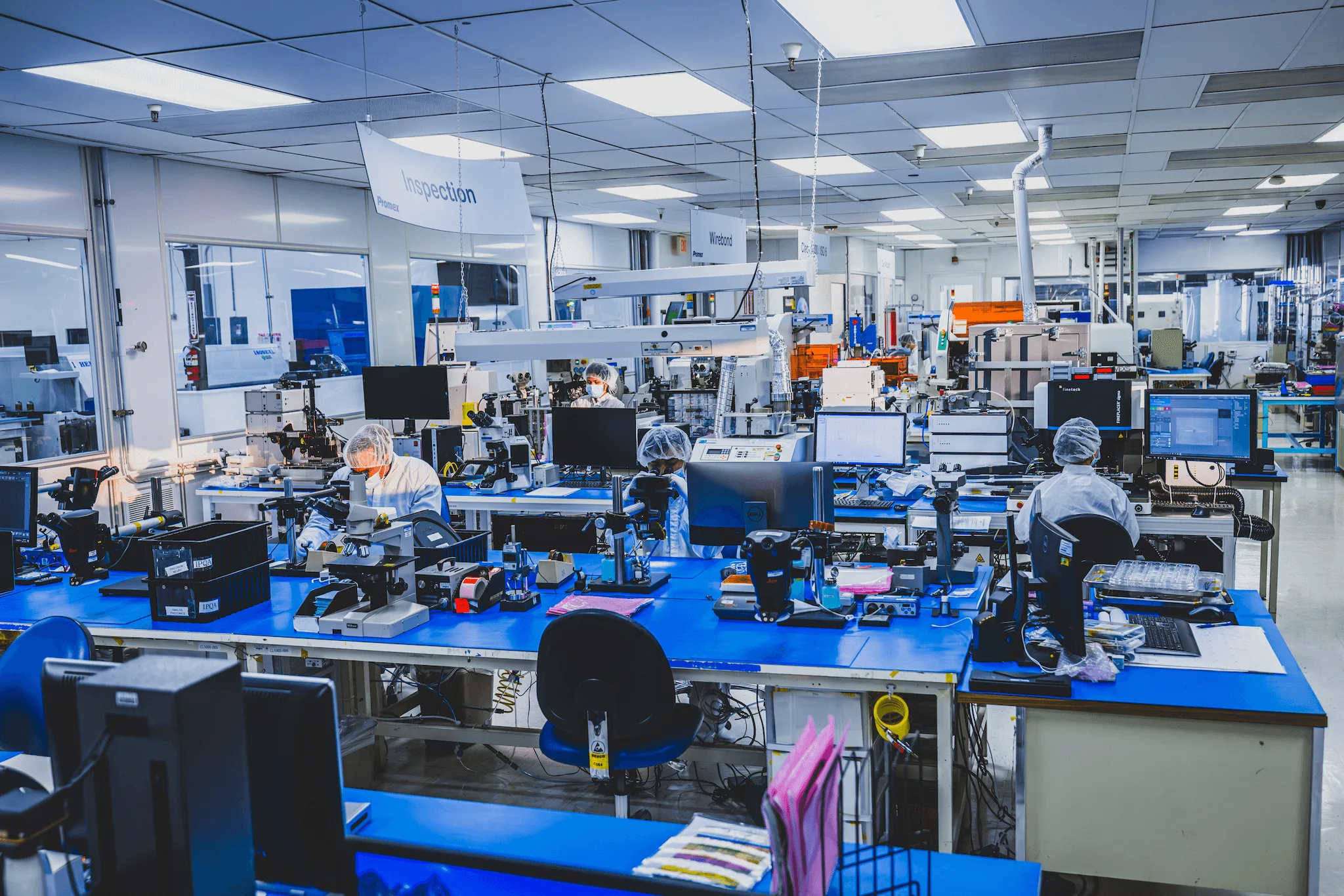 visual inspection of dies in ca