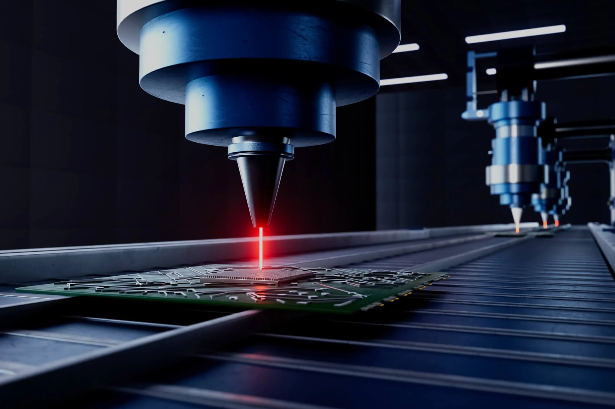 laser used on computer chip